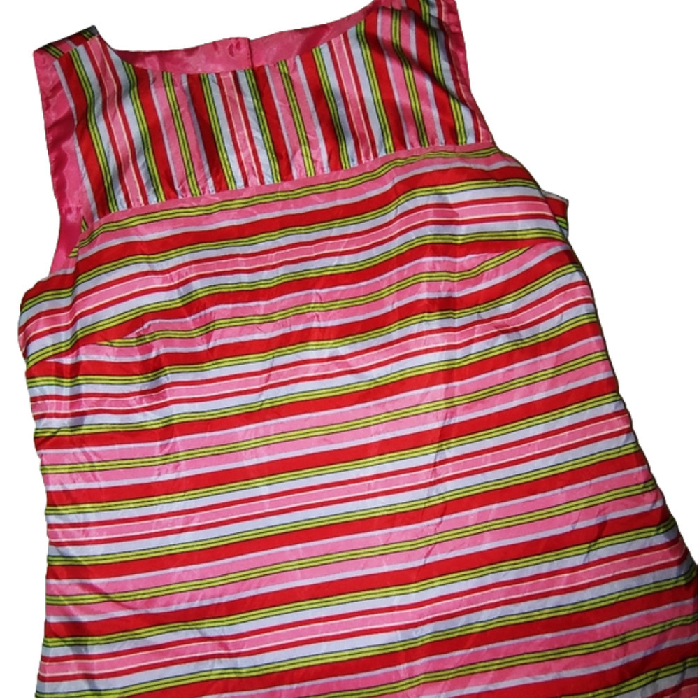 Talbots Silk Stripe Blouse 2P